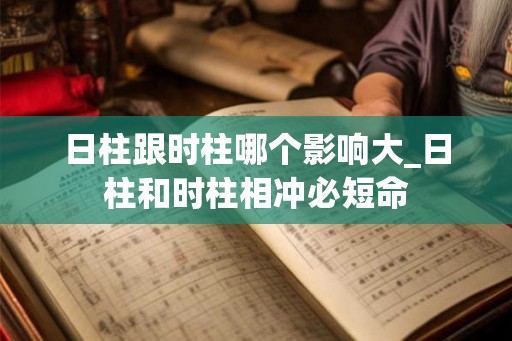 日柱跟时柱哪个影响大_日柱和时柱相冲必短命 日柱跟时柱哪个影响大_日柱和时柱相冲必短命