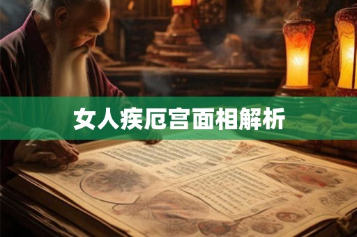 女人疾厄宫面相解析