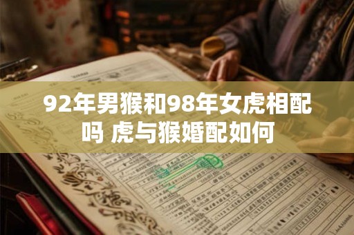 92年男猴和98年女虎相配吗 虎与猴婚配如何