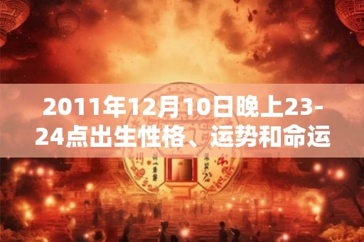 2011年12月10日晚上23-24点出生性格、运势和命运