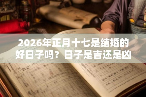 2026年正月十七是结婚的好日子吗？日子是吉还是凶？