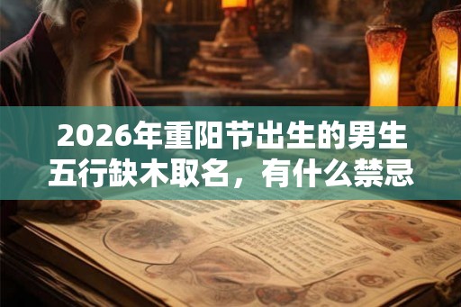 2026年重阳节出生的男生五行缺木取名，有什么禁忌？