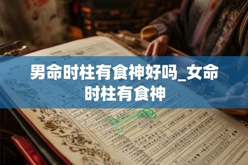 男命时柱有食神好吗_女命时柱有食神 男命时柱有食神好吗_女命时柱有食神