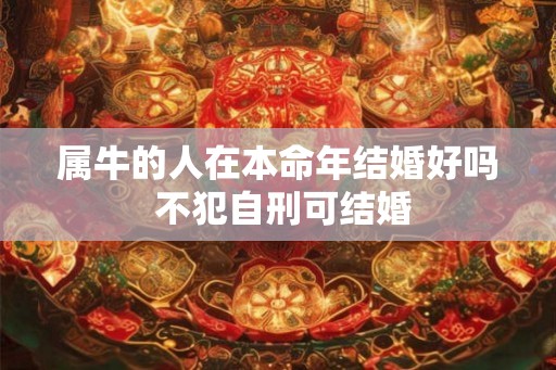 属牛的人在本命年结婚好吗 不犯自刑可结婚