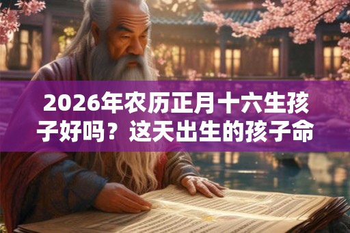 2026年农历正月十六生孩子好吗？这天出生的孩子命运如何？
