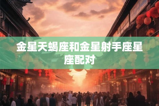 金星天蝎座和金星射手座星座配对