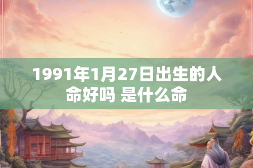 1991年1月27日出生的人命好吗 是什么命