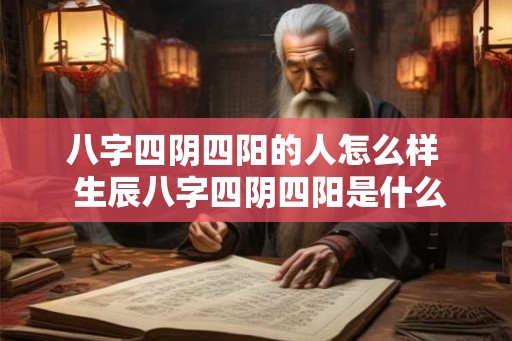 八字四阴四阳的人怎么样  生辰八字四阴四阳是什么命