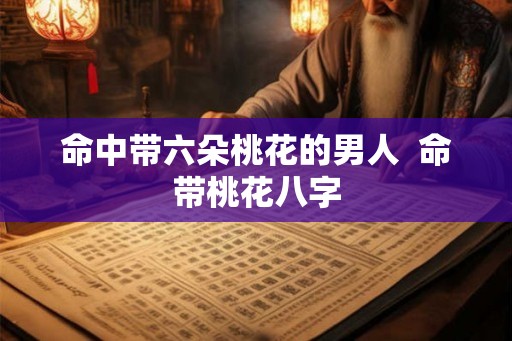 命中带六朵桃花的男人  命带桃花八字