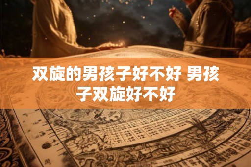 双旋的男孩子好不好 男孩子双旋好不好