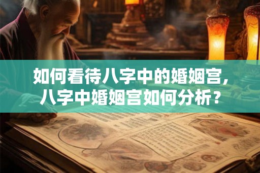 如何看待八字中的婚姻宫,八字中婚姻宫如何分析？