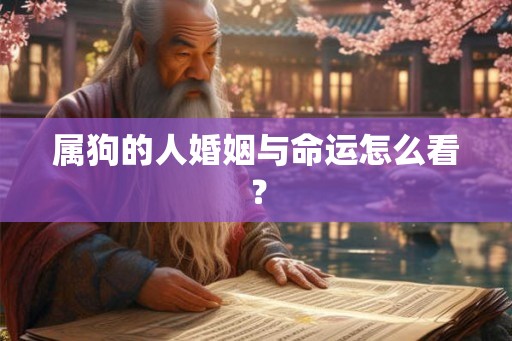 属狗的人婚姻与命运怎么看？