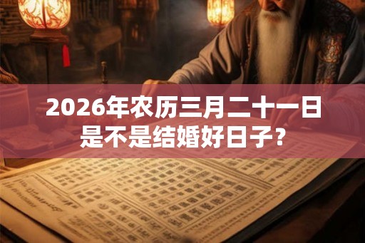 2026年农历三月二十一日是不是结婚好日子？