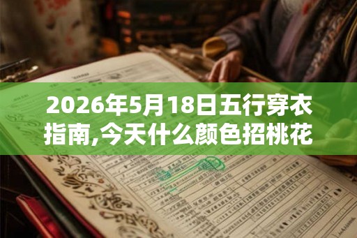 2026年5月18日五行穿衣指南,今天什么颜色招桃花