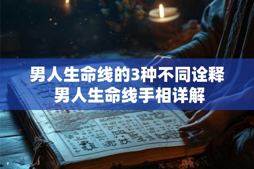 男人生命线的3种不同诠释 男人生命线手相详解