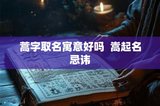 蒿字取名寓意好吗 嵩起名忌讳 蒿字取名寓意好吗 嵩起名忌讳