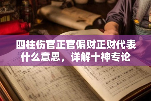 四柱伤官正官偏财正财代表什么意思，详解十神专论