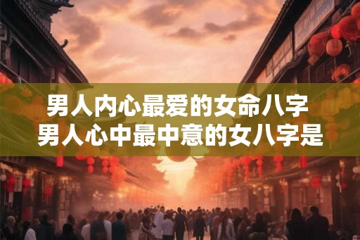 男人内心最爱的女命八字 男人心中最中意的女八字是什么