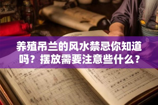 养殖吊兰的风水禁忌你知道吗？摆放需要注意些什么？