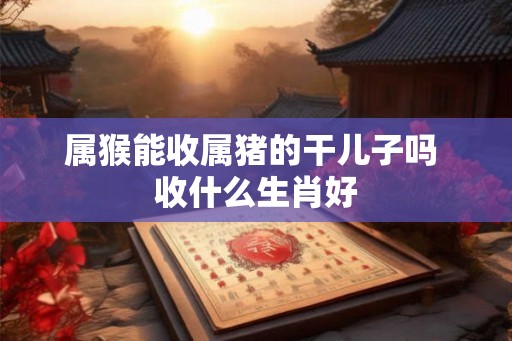 属猴能收属猪的干儿子吗 收什么生肖好