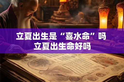 立夏出生是“喜水命”吗 立夏出生命好吗
