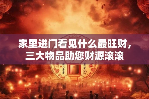 家里进门看见什么最旺财，三大物品助您财源滚滚