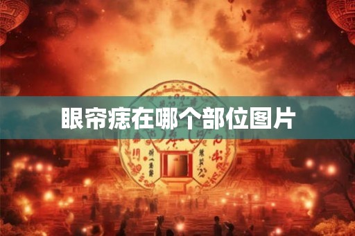 眼帘痣在哪个部位图片
