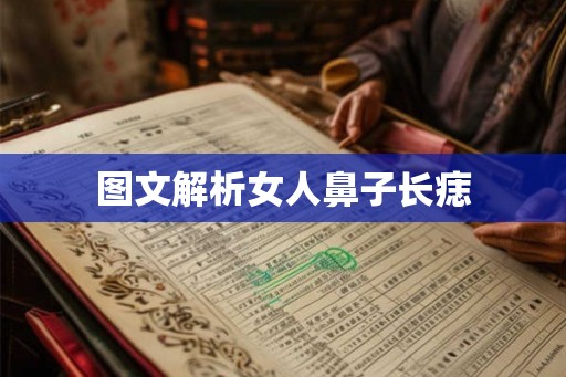 图文解析女人鼻子长痣 图文解析女人鼻子长痣