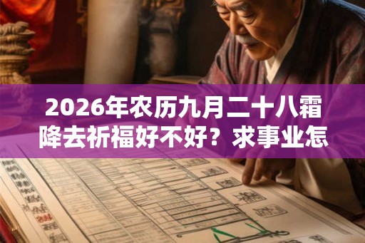 2026年农历九月二十八霜降去祈福好不好?求事业怎么求 2026年农历九月二十八霜降去祈福好不好?求事业怎么求
