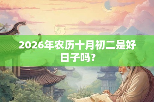 2026年农历十月初二是好日子吗？