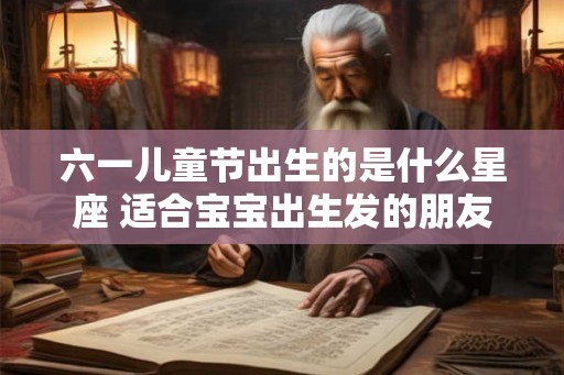 六一儿童节出生的是什么星座 适合宝宝出生发的朋友圈