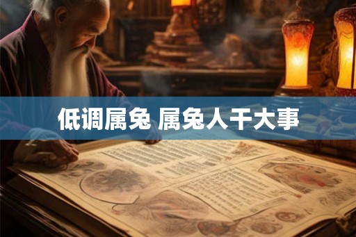 低调属兔 属兔人干大事 低调属兔 属兔人干大事