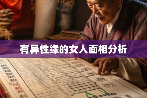 有异性缘的女人面相分析 有异性缘的女人面相分析