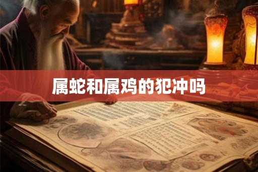 属蛇和属鸡的犯冲吗