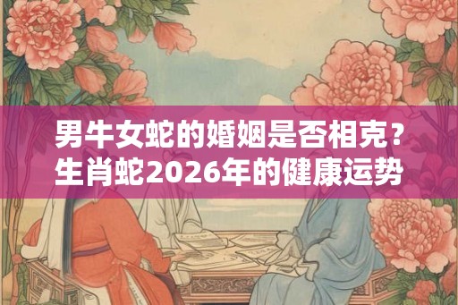 男牛女蛇的婚姻是否相克？生肖蛇2026年的健康运势如何？