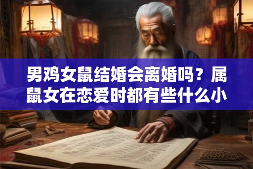 男鸡女鼠结婚会离婚吗？属鼠女在恋爱时都有些什么小心思？