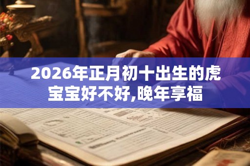 2026年正月初十出生的虎宝宝好不好,晚年享福