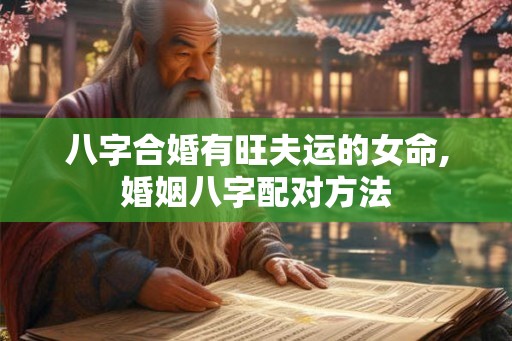 八字合婚有旺夫运的女命,婚姻八字配对方法 八字合婚有旺夫运的女命,婚姻八字配对方法