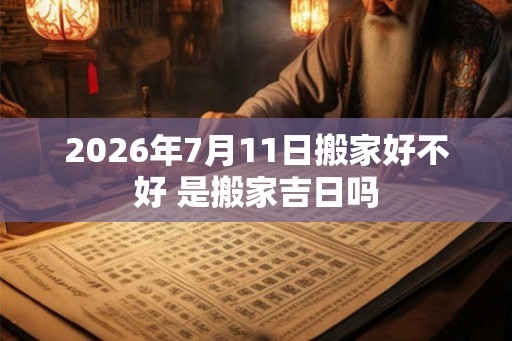 2026年7月11日搬家好不好 是搬家吉日吗