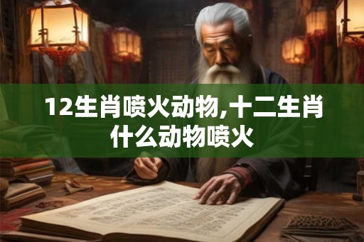 12生肖喷火动物,十二生肖什么动物喷火 12生肖喷火动物,十二生肖什么动物喷火