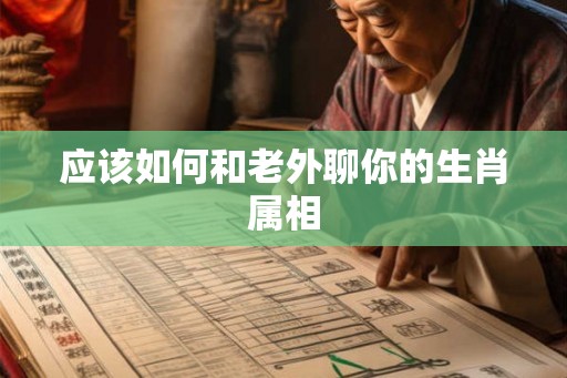 应该如何和老外聊你的生肖属相 应该如何和老外聊你的生肖属相