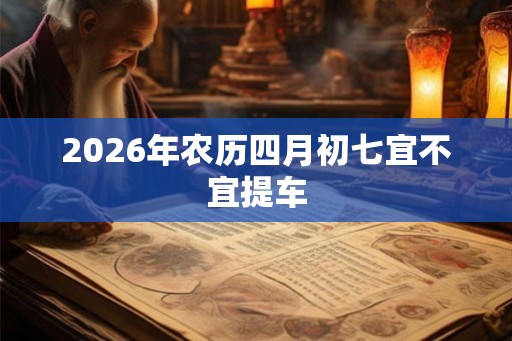 2026年农历四月初七宜不宜提车 2026年农历四月初七宜不宜提车