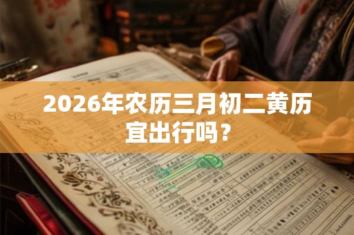 2026年农历三月初二黄历宜出行吗？