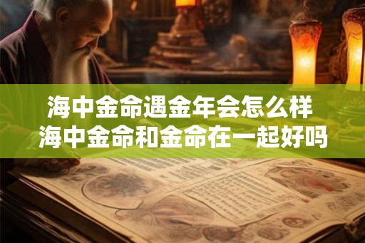 海中金命遇金年会怎么样 海中金命和金命在一起好吗