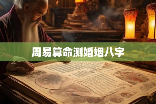 周易算命测婚姻八字