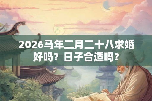 2026马年二月二十八求婚好吗？日子合适吗？
