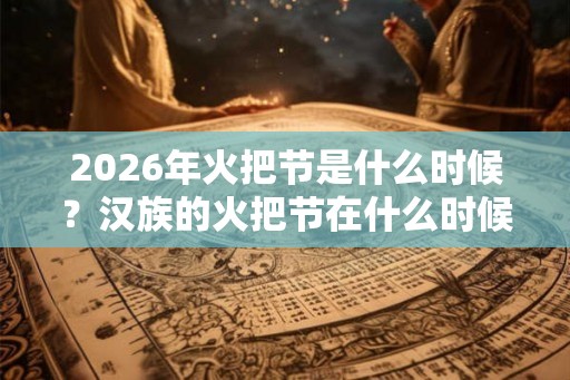 2026年火把节是什么时候？汉族的火把节在什么时候举办？