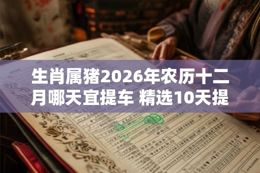 生肖属猪2026年农历十二月哪天宜提车 精选10天提车吉日