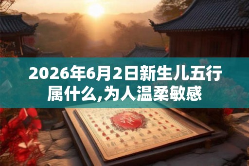 2026年6月2日新生儿五行属什么,为人温柔敏感