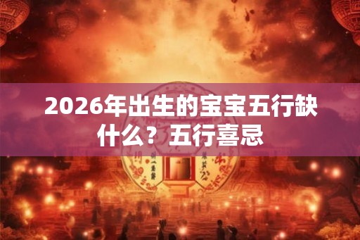2026年出生的宝宝五行缺什么？五行喜忌